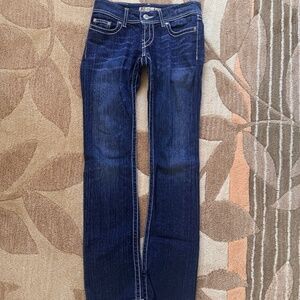 BKE Boot cut Stella stretch dark wash jeans Y2K 27/33.5